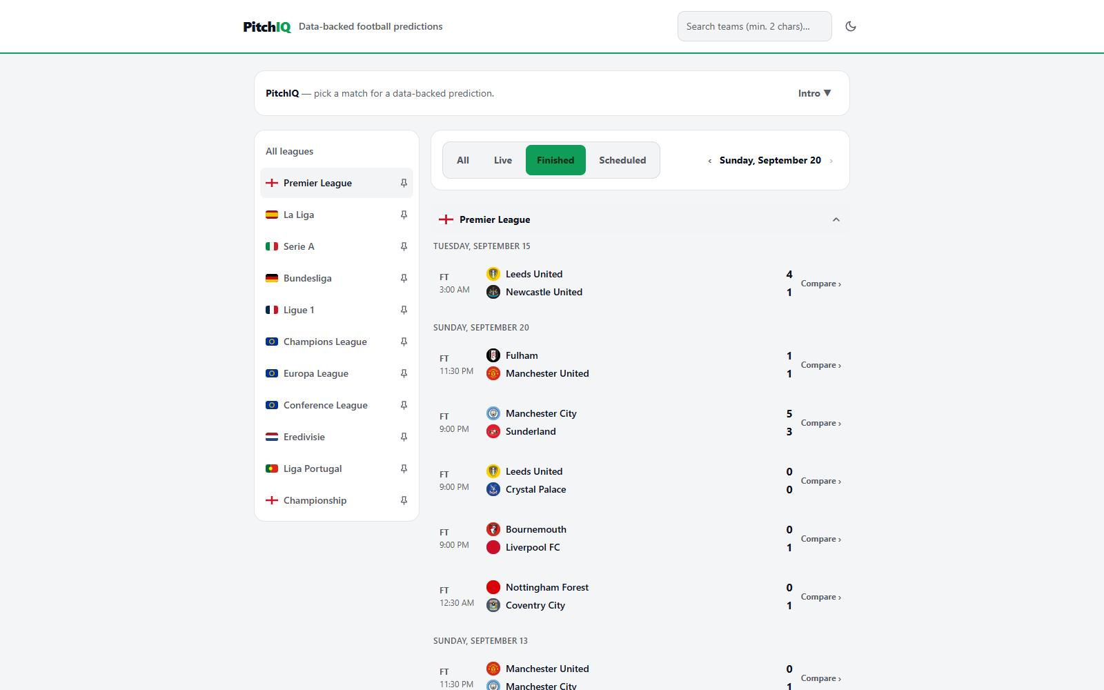 PitchIQ screenshot 1